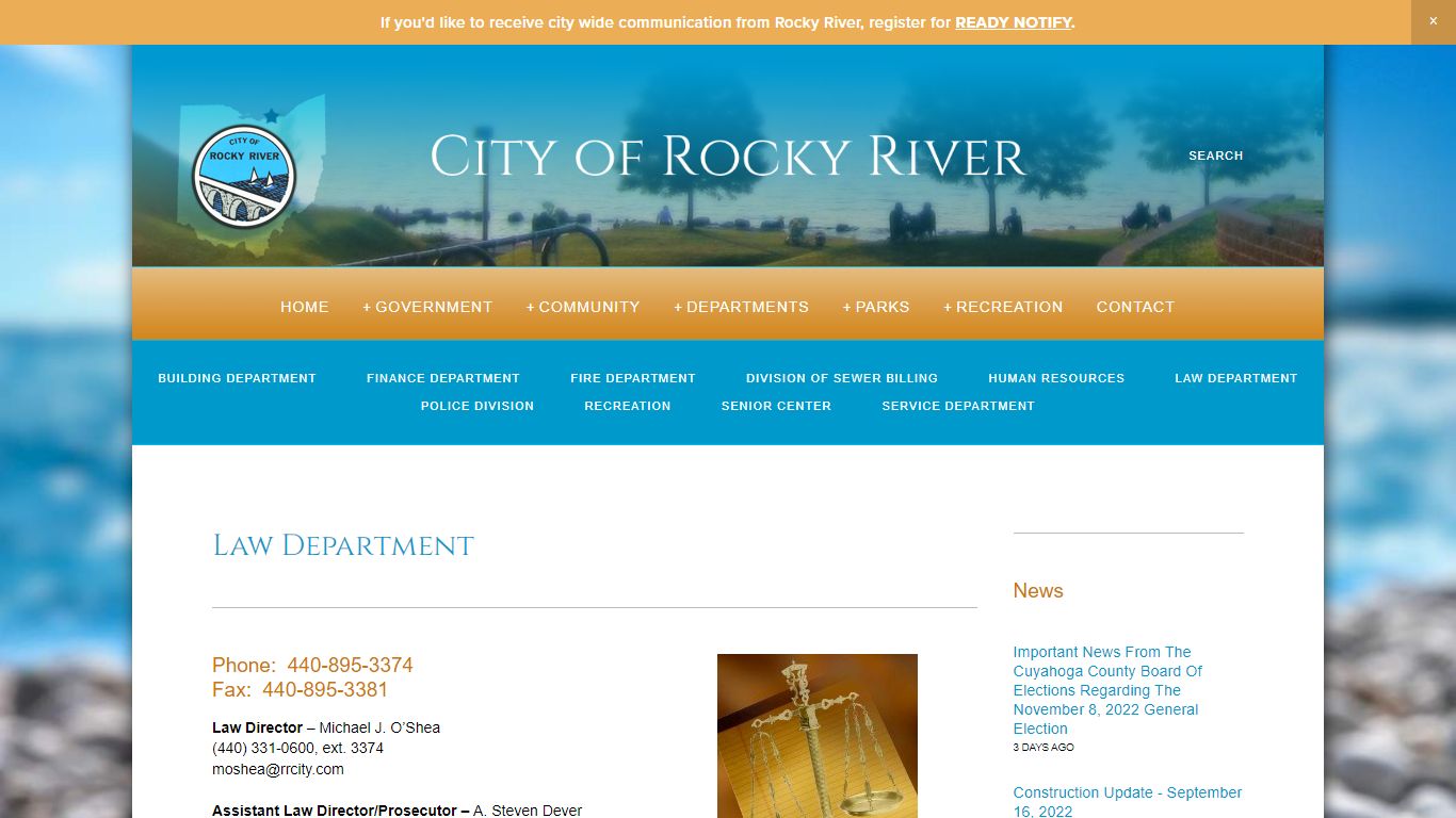 Law Department — City of Rocky River, Ohio